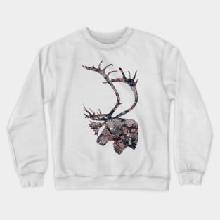 Caribou - brown leaves Crewneck Sweatshirt